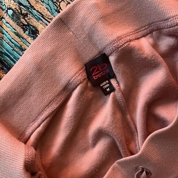 BEBE FLARE LEG WOMEN SWEAT PANTS - Picture 8 of 10